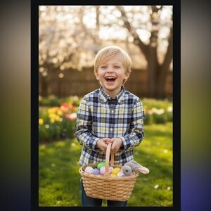 NWT- Janie and Jack Easter Madras Plaid